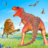 Lion vs Dinosaur Battle Game6.0_rowtechapk.com