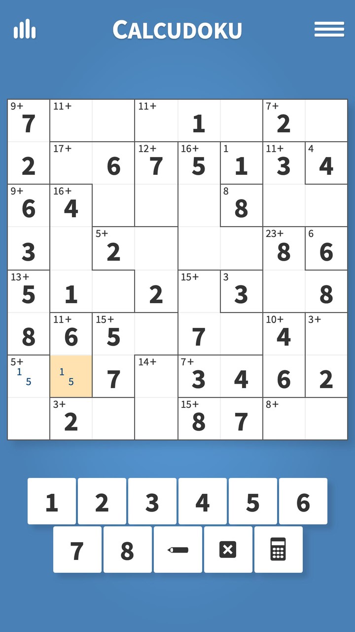 Calcudoku · Mathe Logik Puzzle screenshot image 1_Popularmodapk.com