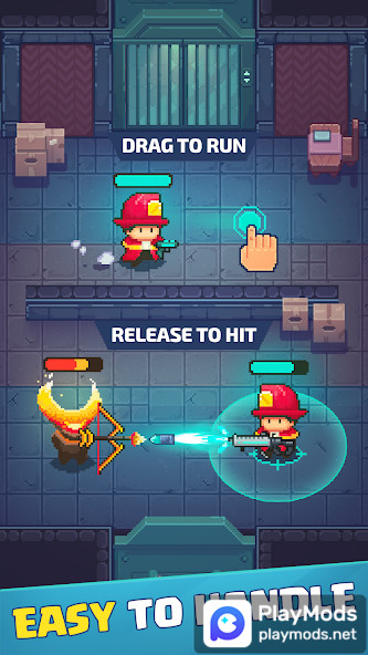 Firefighter: pixel shooter<span>(Unlimited Money)</span> screenshot image 2_Popularmodapk.com