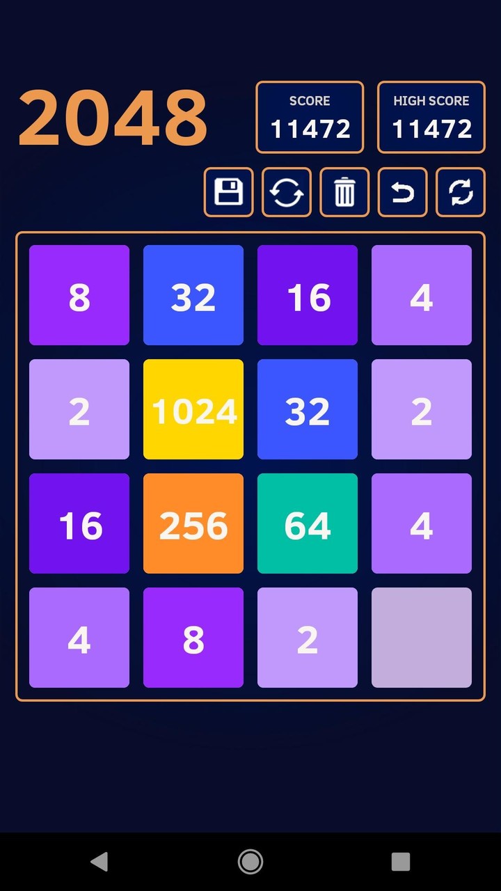 Tic Tac Toe Glow & 2048 Puzzle screenshot image 4_Popularmodapk.com