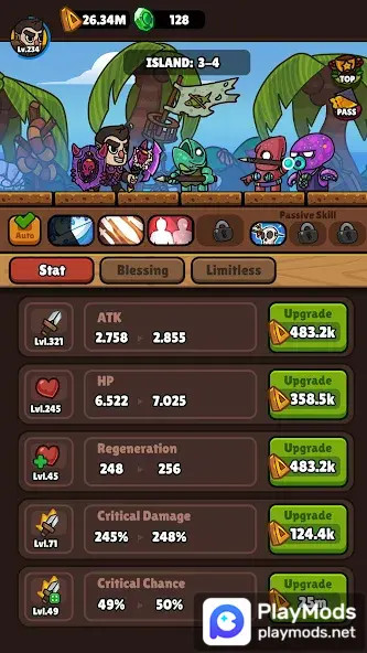 Idle RPG Adventure Hero<span>(MENU MOD)</span> screenshot image 1_Popularmodapk.com