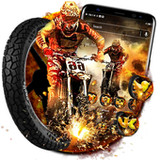 Motocross Biker Theme Launcher1.1.2_rowtechapk.com