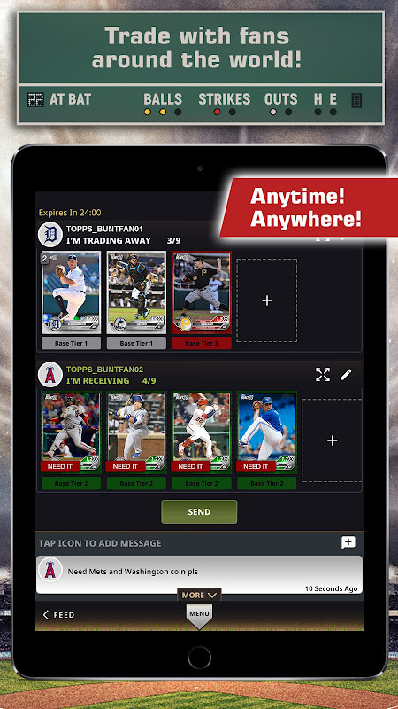 Topps® BUNT® MLB Card Trader screenshot image 1_Popularmodapk.com