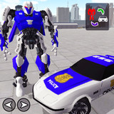 US Police robot car transform1.1_rowtechapk.com