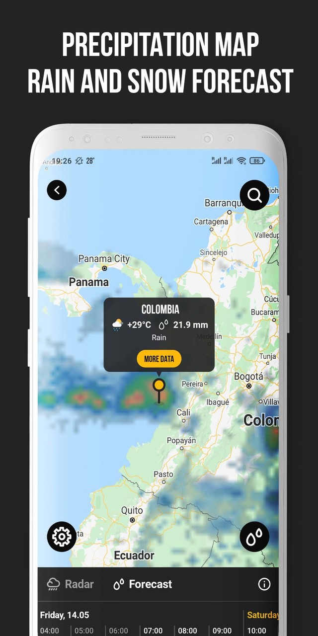 Weather, widget and radar screenshot image 5_Popularmodapk.com