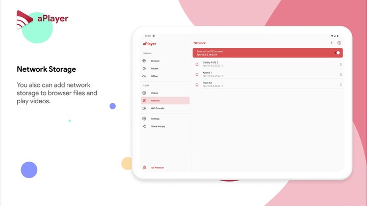 aPlayer - Video Play, Web Cast screenshot image 21_Popularmodapk.com