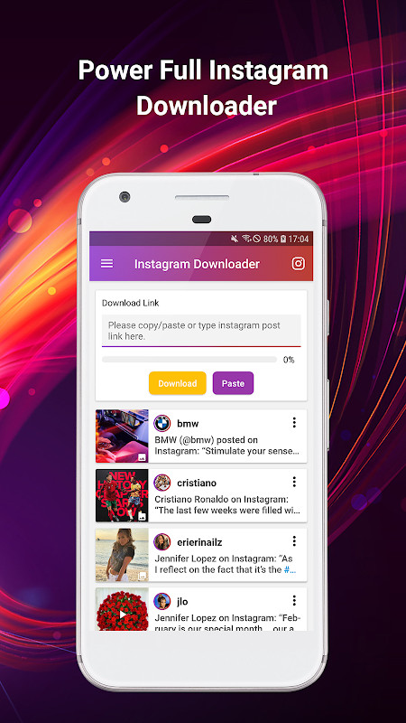 Photo , Video , IGTV Downloader for Instagram screenshot image 3_Popularmodapk.com