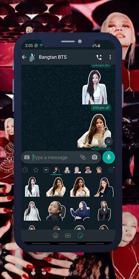 Jennie Blackpink WASticker screenshot image 4_Popularmodapk.com