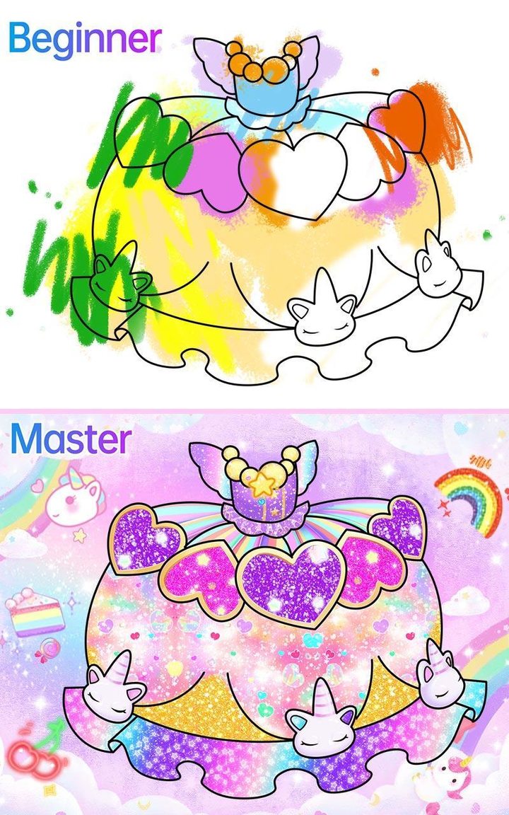 Coloring Glitter Princess screenshot image 5_Popularmodapk.com