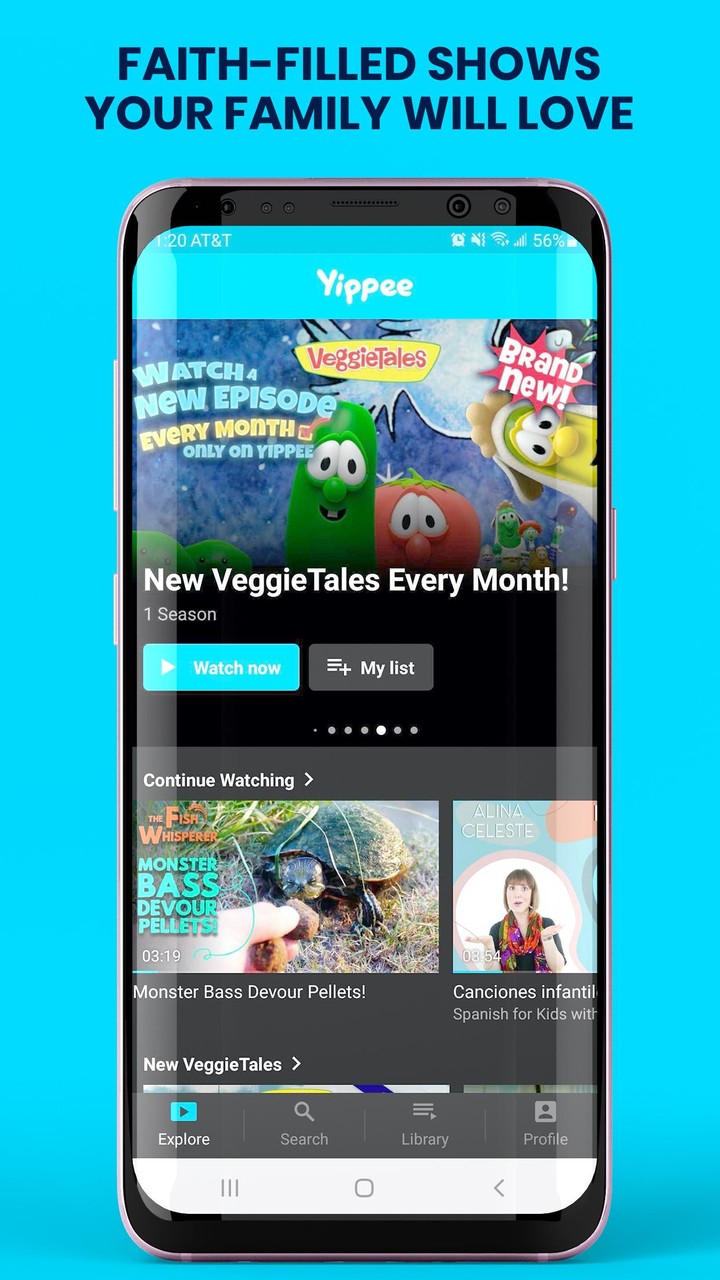 Yippee TV: Faith Filled Shows! screenshot image 1_Popularmodapk.com