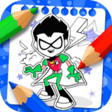 Teen Titans coloring the carto1.31_rowtechapk.com