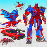 Flying Dragon Robot: Car Games4_rowtechapk.com