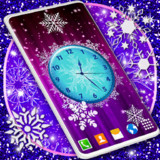 Frozen Winter Analog Clock6.9.9_rowtechapk.com