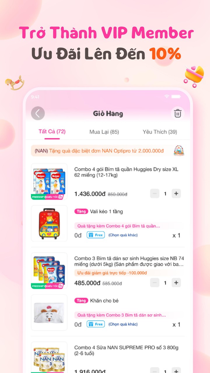 Con Cưng - Tã Sữa Khuyến Mãi screenshot image 10_Popularmodapk.com