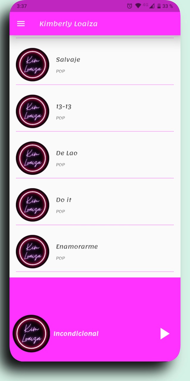 Kimberly Loaiza Canciones screenshot image 23_Popularmodapk.com