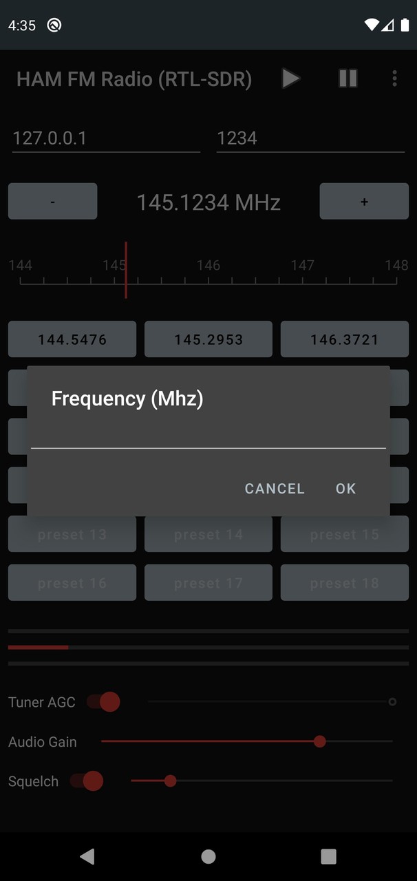 HAM FM Radio (RTL-SDR) screenshot image 18_Popularmodapk.com