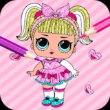 Cute Dolls Gliter Coloring Pages<span>(Mod APK)</span>2.0_rowtechapk.com