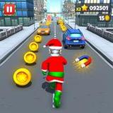 Xmas Santa Surfer Running Game2.4_rowtechapk.com