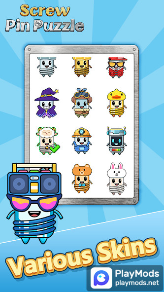 Screw Pin Puzzle！<span>(No Ads)</span> screenshot image 1_Popularmodapk.com