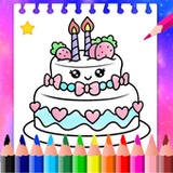 Coloring Birthday Cake1.0.4_rowtechapk.com