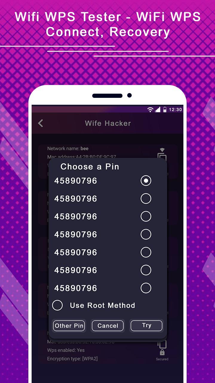WiFi WPS Tester - WiFi WPS Connect, Recovery screenshot image 3_Popularmodapk.com