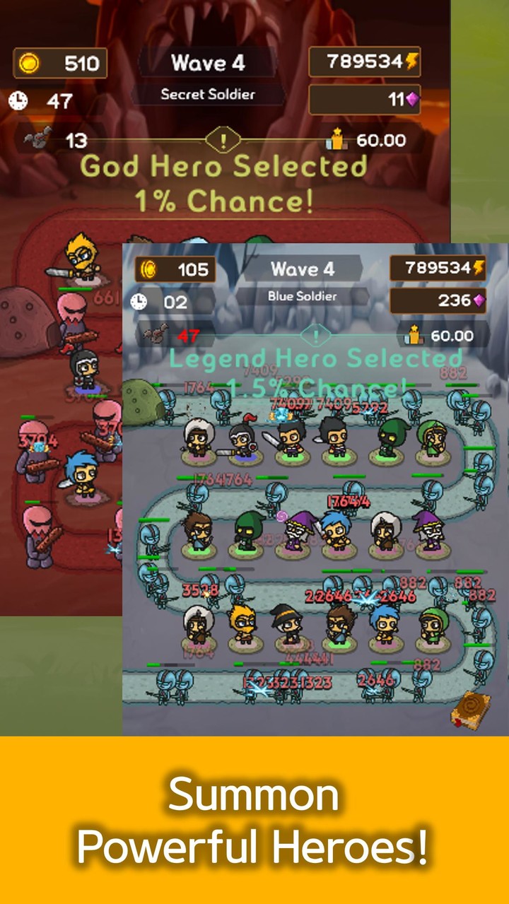 Random Defense : Level Up screenshot image 1_Popularmodapk.com