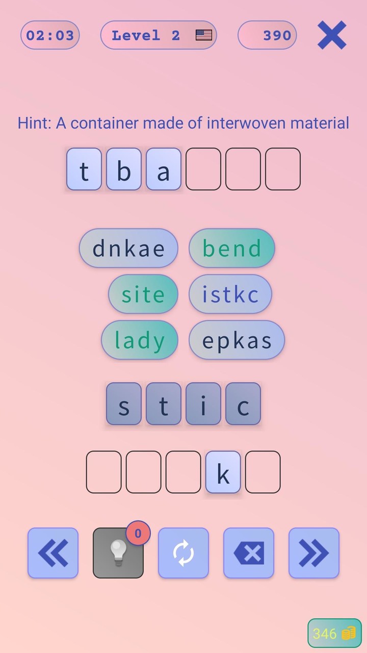 Anagram - Word Game screenshot image 3_Popularmodapk.com