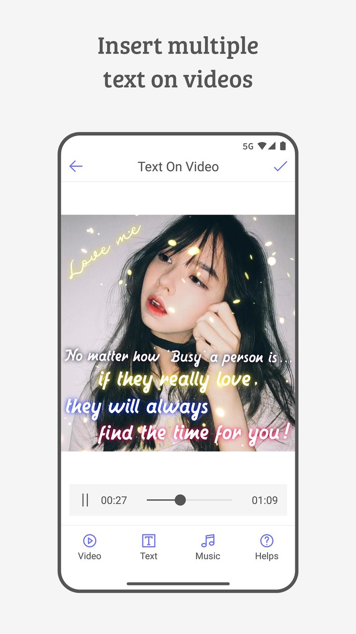 Text On Video - Add Text To Video, Write On Video screenshot image 1_Popularmodapk.com